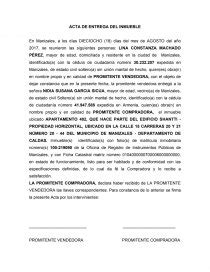 Introducir Imagen Modelo De Acta De Entrega De Administraci N