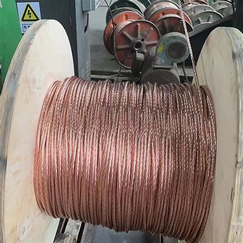 Solid Concentric Conductivity Electrical Copper Clad Steel Wire