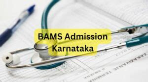 Bams Admission In Karnataka Fees And College Details