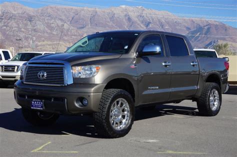 Tundra Crewmax Limited X Custom Level Wheels Tires Leather Navigation