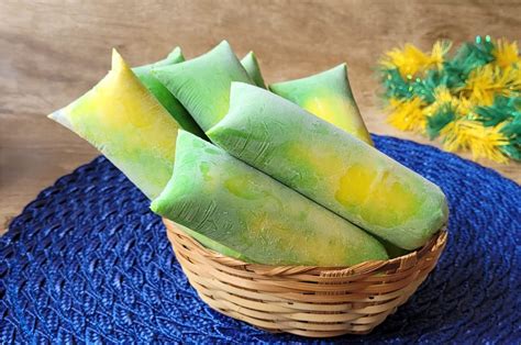 Geladinho Gourmet Verde E Amarelo Cristal Alimentos