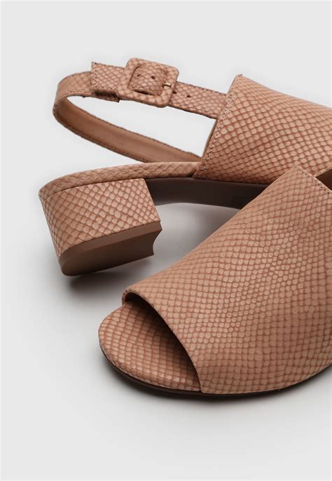 Sandália Loucos E Santos Cobra Nude Compre Agora Dafiti Brasil