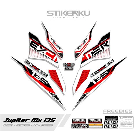 Jual Striping Mx New Motif Exciter Jupiter Mx Old Sticker