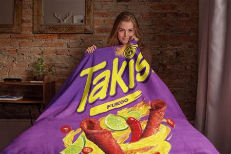 Takis Themed Soft Throw Blanket Etsy