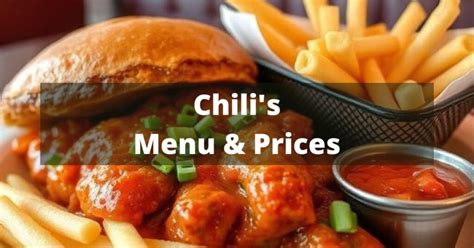 Chili’s Menu & Prices – Updated October 2025
