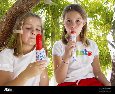 Teen Sucking Popsicle