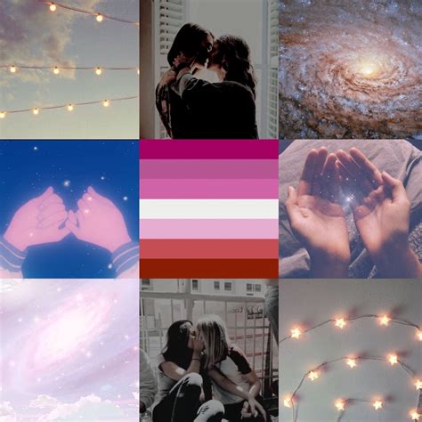 Lgbt Moodboards Aesthetics Flags And Lockscreens — Lesbian Space Aesthetic Tori