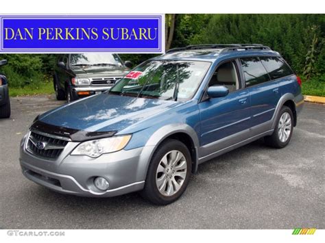 2008 Newport Blue Pearl Subaru Outback 2.5i Limited L.L.Bean Edition ...