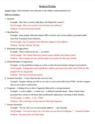 28 Good Hook Examples To Download