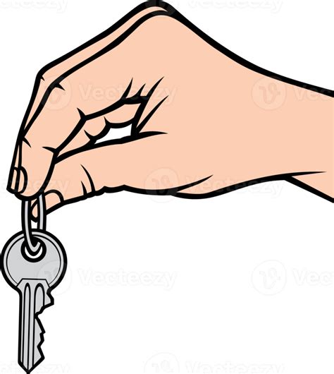 Hand Holding Key Png Illustration 8513627 Png