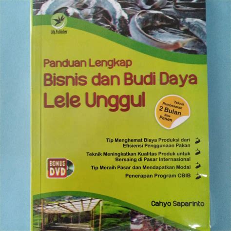 Jual Buku Original Panduan Lengkap Bisnis Dan Budidaya Lele Unggul