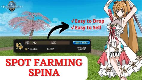 SPOT FARMING SPINA 2022 TORAM ONLINE YouTube