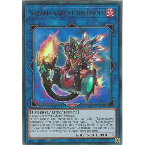 Yu Gi Oh Trading Card Game Salamangreat Balelynx SDSB EN043 Ultra