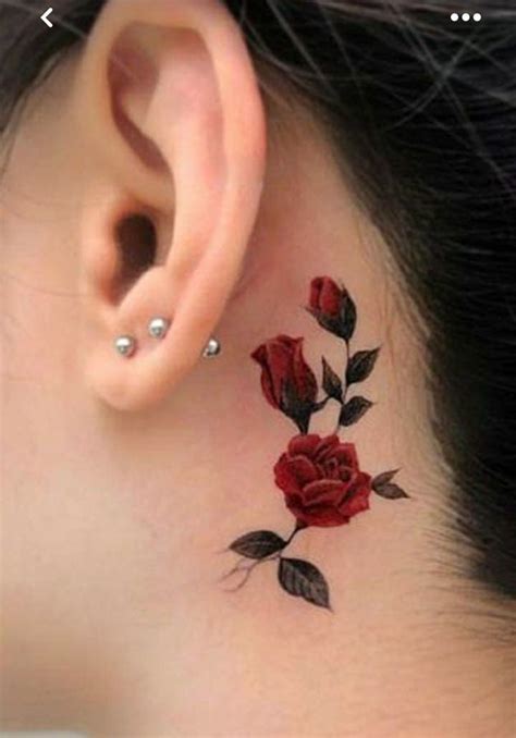 Pin By Cristian On Tatuajes De Rosas Red Rose Tattoo Neck Tattoo