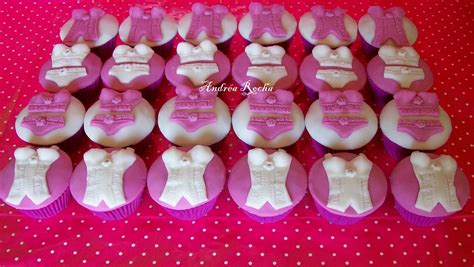 Bolos Art Sticos Andr A Rocha Bolos Decorados Porto Alegre Rs Cupcakes Ch De Lingerie