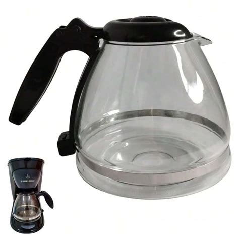 BLACK DECKER COFFEE MAKER JAR WITH BLACK LID MODEL DCM 2000 Moda De