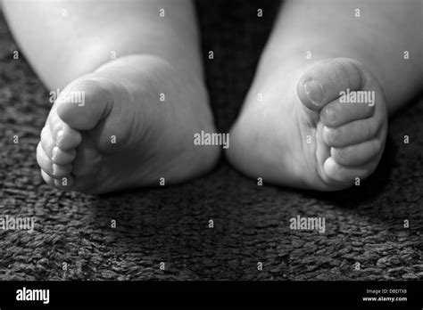 A Close Up Of A Baby S Feet Stock Photo Alamy