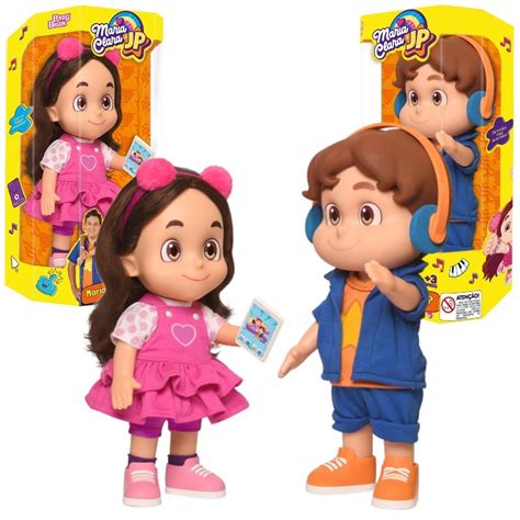 Boneca Maria Clara Boneco Jp Som Infantil Boneco 28 Cm Articulado