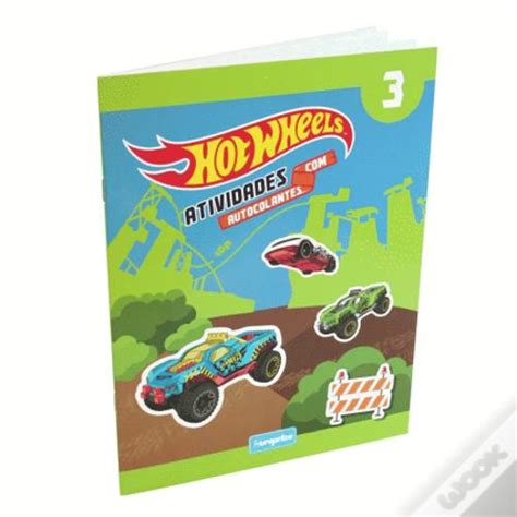 Hot Wheels Atividades Autocolantes N º Livro WOOK
