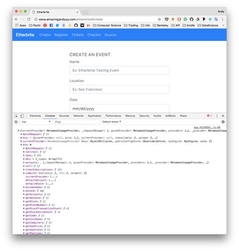 Github Amazingandyyy Etherbrite Clone Eventbrite On Ethereum