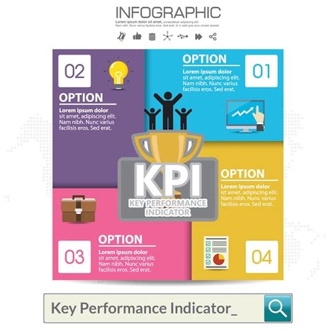 Premium Vector Key Performance Indicator Can Be Used For Workflow