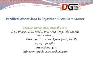 Ppt Petrified Wood Slabs In Rajasthan Divya Gem Stonex Powerpoint