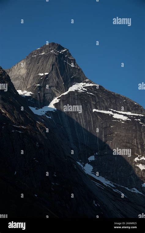 Stetinden is a 1392 meter high granite summit with obelisk-shape in ...