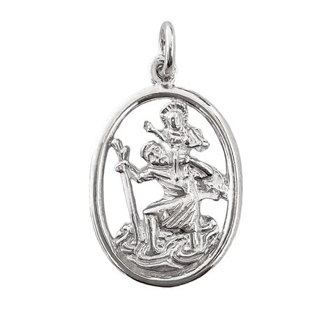 Saint Christopher Charm Sterling Silver Or Gold Charmarama