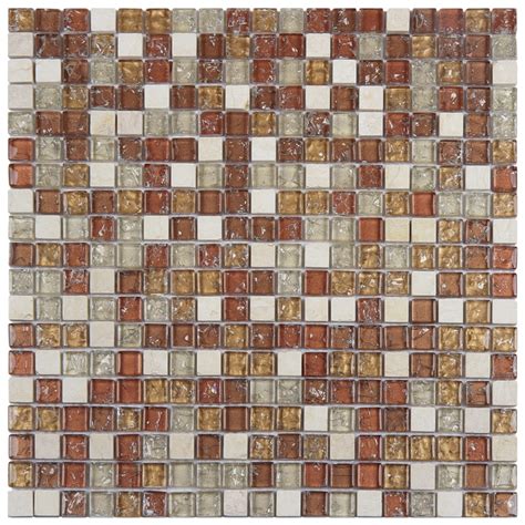 Pastilha Glass Stone Gs X Cm Glass Mosaic Leroy Merlin