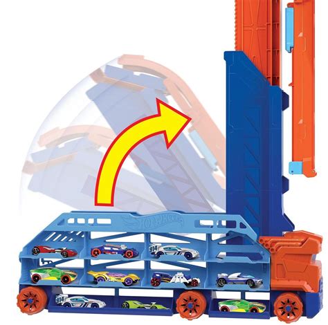 Детска играчка Hot Wheels City Автовоз с писта за спускане с количка Отлична цена Ozone bg