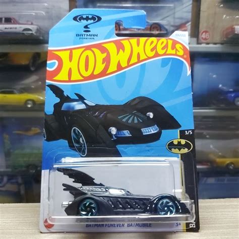 Hot Wheels Batman Forever Batmobile Black Treasure Hunt Regular Thr Shopee Malaysia