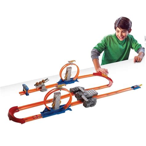 Hot Wheels Track Builder Pista Total Turbo Takeover Mattel Bgx Starhouse Mega Store