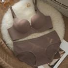 Hyg Lingerie Set Plain Seamless Wireless Bra Panty Yesstyle