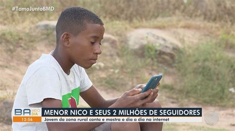 Bahia Meio Dia Salvador Adolescente Baiano Faz Sucesso Na Internet