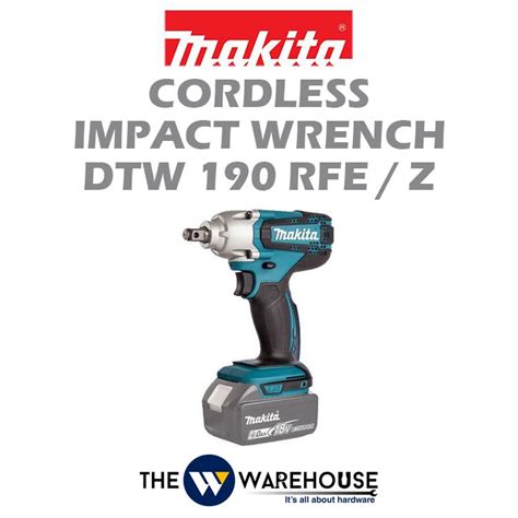 Makita Cordless Impact Wrench Dtw Rfe Z Malaysia Thewwarehouse