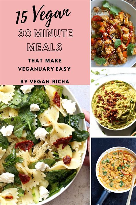 very easy vegan meals
