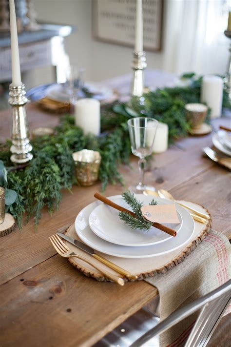 Home // Farmhouse Christmas Tablescape - Lauren McBride | Thanksgiving
