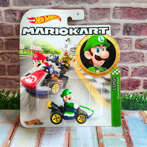 Jual Hotwheels Mario Kart Hot Wheels Mariokart Luigi Standard Kart Kota Bandung Bingbong