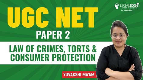 UGC NET 2022 Expected Questions Law Of Crimes Torts Consumer