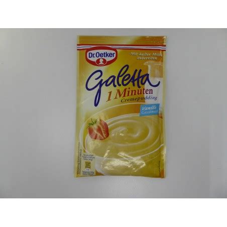 Dr Oetker Galetta Cremepudding Vanille