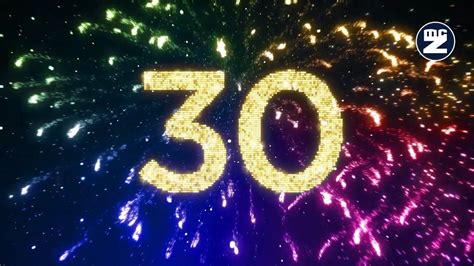 ⏳ HD #Countdown 30 seconds #colorful #fireworks - ⏱ Timer 30 seconds ...