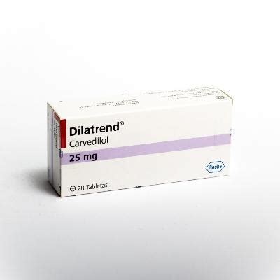 Dilatrend Carvedilol 25 Mg Biopass Caja X 28 Tabletas