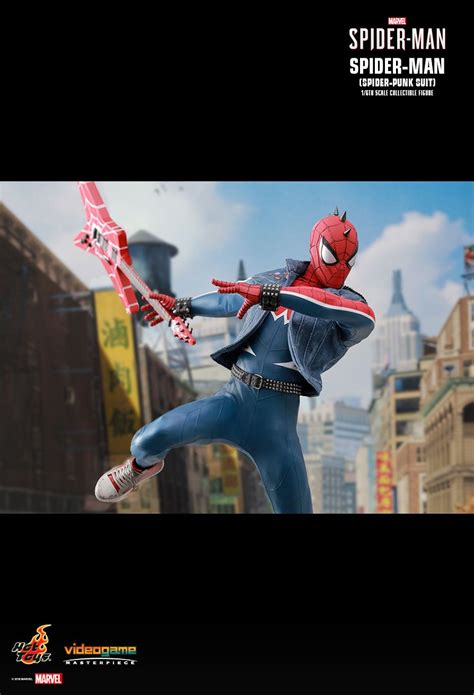 Marvels Spider Man Spider Man Punk Suit Hot Toys