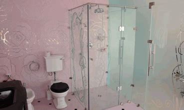 Стеклянная перегородка для ванной комнаты купить в Москве на заказ по ...