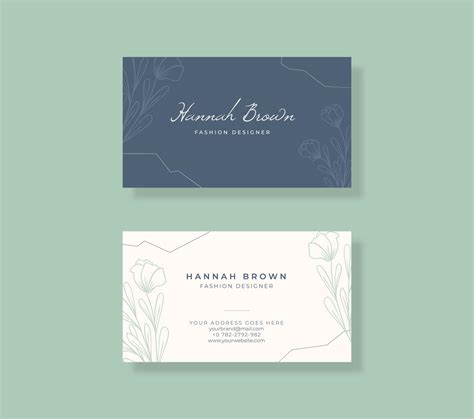 Elegant and beautiful business card template 3418775 Vector Art at Vecteezy
