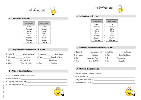 Verb To Be Affirmative