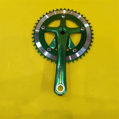 Jual Crank Lasco 46T Original Crank Single Speed Crank Fixie Sepeda