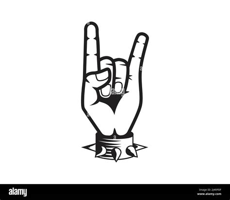 Rock Symbol Stock Vector Images Alamy