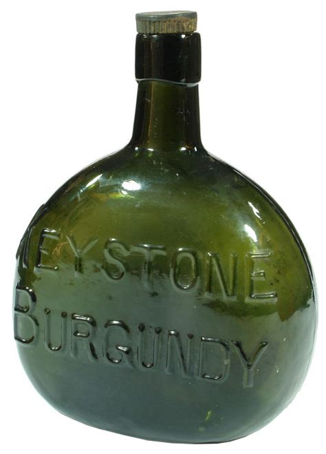 Keystone Burgundy Green Glass Wine Bottle Abcr Auctions