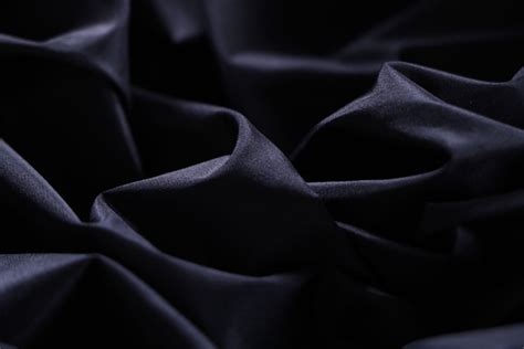 Navy Blue Silk Taffeta Apparel Fabric